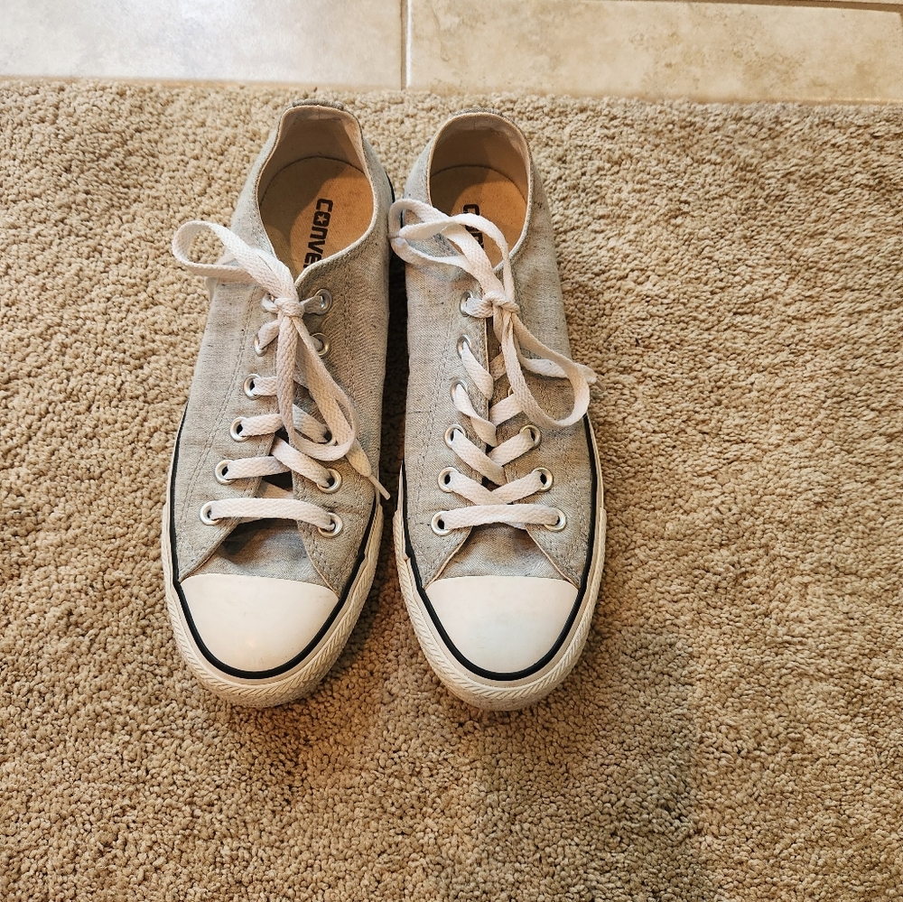 Converse Gray Canvas Shoes